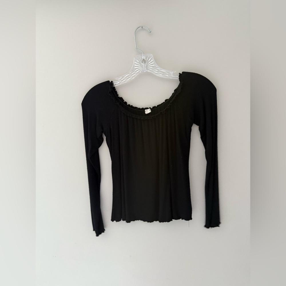 Garage off the shoulder top